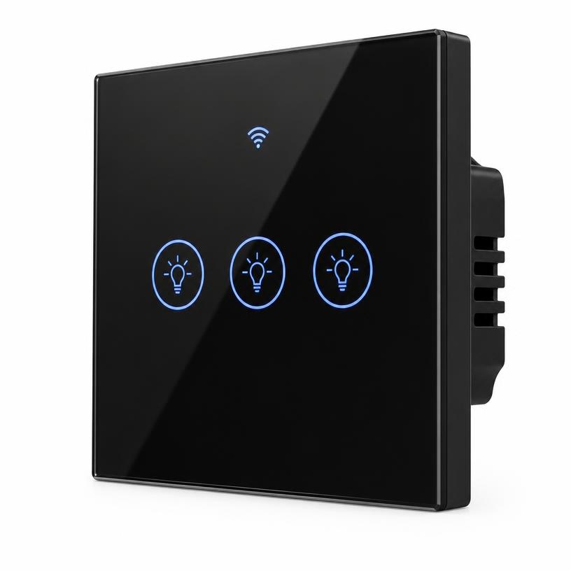Interruptor Inteligente Wi-Fi Touch 3 Teclas